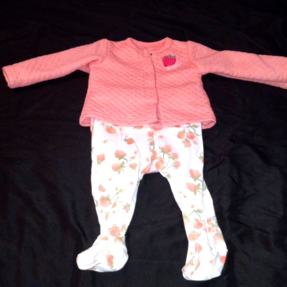 Cute infant winter outfit